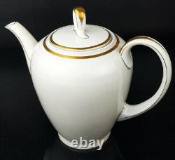 Eschenbach Roswitha Coffee Tea Set Porcelain Ivory Gold Edge 6 persons
