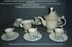 Exceptional Vintage Retired Lladro 14 Pieces Coffee Set Puppy Dogs Theme Rare