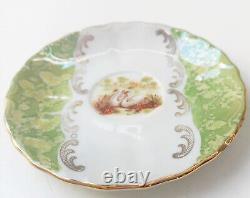Exquisite Vintage German Bavarian Coffee Set Gold-Trimmed Elegance with Decorat