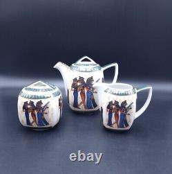 Fathi Mahmoud Limoges Coffee Set for 6 with Coffee Pot