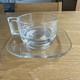 Fidenza Vetraria Arno Coffee Set. Vintage Italian Glass Coffee Set Original Box