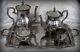French Vintage Art Deco 5 Piece Tea And Coffee Set
