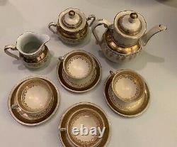 German Porcelain Stunning vintage Oscar Schlegelmilch demitasse coffee service