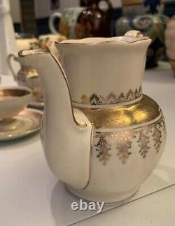 German Porcelain Stunning vintage Oscar Schlegelmilch demitasse coffee service