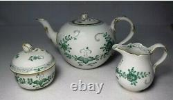 Germany Meissen Indian Green Pattern Coffee Service Set