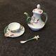 Graff Vintage Porcelain Collectable Teapot/coffee Spoon Cup And Saucer Set