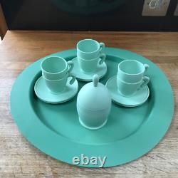 Guzzini Vintage Coffee Expresso Cups/Saucers And Tray