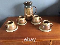 Harry & May Crowan Coffee Set Cups and Saucers vintage