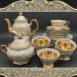 Haus Dresden After Dinner Coffee Service Dekor 56 Set for 6 Western Germany 21pc