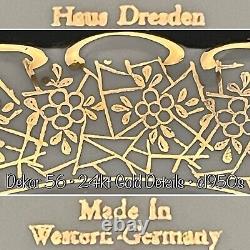 Haus Dresden After Dinner Coffee Service Dekor 56 Set for 6 Western Germany 21pc