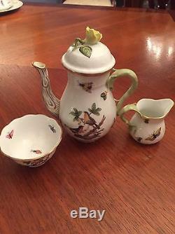 Herend Vintage Rothschild Coffee Set Collectible