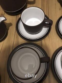 Hornsea Pottery Contrast (1975-1977) vintage Teapot Coffee Pot Set