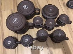 Hornsea Pottery Contrast (1975-1977) vintage Teapot Coffee Pot Set