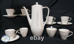 Hutschenreuther Porcelain Espresso Coffee Service MID Century Modern Quality