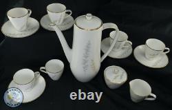 Hutschenreuther Porcelain Espresso Coffee Service MID Century Modern Quality
