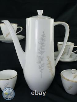 Hutschenreuther Porcelain Espresso Coffee Service MID Century Modern Quality