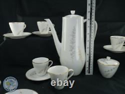 Hutschenreuther Porcelain Espresso Coffee Service MID Century Modern Quality