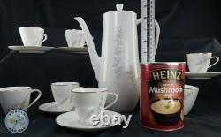 Hutschenreuther Porcelain Espresso Coffee Service MID Century Modern Quality