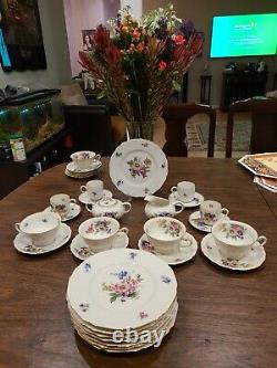 Hutschenreuther hohenberg Fine Vintage German China Tea & Coffee Set 26 PIECES