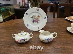 Hutschenreuther hohenberg Fine Vintage German China Tea & Coffee Set 26 PIECES