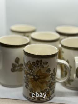 Immaculate vintage 1970s complete Jersey Pottery Coffee set with jug bowl & cup