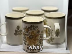 Immaculate vintage 1970s complete Jersey Pottery Coffee set with jug bowl & cup