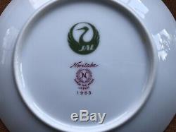 JAL Japan Airlines 12 Cup & Saucer Sets Noritake Vtg Advertising Tea Coffee