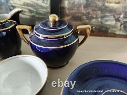 Jimenau Echt Cobalt Von Henneberg Coffee Set (Vintage)
