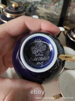 Jimenau Echt Cobalt Von Henneberg Coffee Set (Vintage)