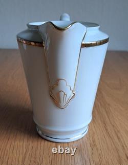 Johann Seltman Vohenstrauss Vtg Porcelain Art Deco Tea/coffee Service Trio Set