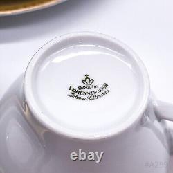 Johann Seltmann Vohenstrauss Bavaria coffee service with gold rim 18-piece