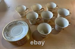 Lenox Castle Garden Set of 8 Coffee Tea Cups and 12 Saucers (E1)