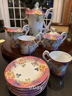 Limoges Coffe China Vintage Set Porcelain