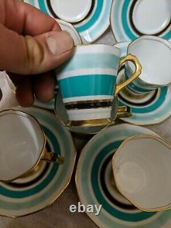 Lovely Tuscan Art Deco Bone China part coffee set 15 pcs Lawley's Philippines