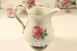 Meissen Coffee Service Red Rose Wildrose 6 persons 23 pieces