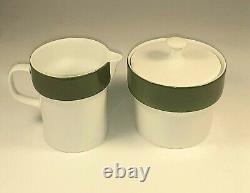 Melitta Coffee Cup 14pc Set VINTAGE SET Army Green