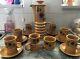 Mid Century Carltonware Sunflower Vintage 1960s Full 15 Piece Coffee Set