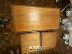 Mid Century G Plan Coffee Table & 2 Small Tables Set