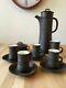 Mid Century Jens Harald Quistgaard Dansk Coffee Set Vintage Danish Flamestone