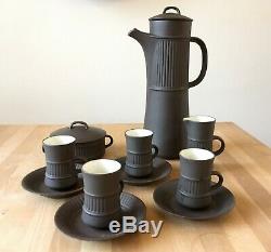 Mid Century Jens Harald Quistgaard Dansk Coffee Set Vintage Danish Flamestone