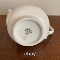 Midcentury R Loewy Rosenthal Porcelain DEMITASSE SET Form E Leaf Pattern MODELL