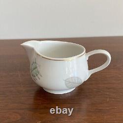 Midcentury R Loewy Rosenthal Porcelain DEMITASSE SET Form E Leaf Pattern MODELL