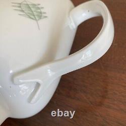 Midcentury R Loewy Rosenthal Porcelain DEMITASSE SET Form E Leaf Pattern MODELL