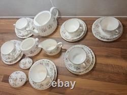 Minton Spring Bouquet Tea Cups/Saucers/Plates with Tea Pot