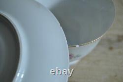 Noritake M Morimura Japan Fine Bone China Floral Pattern Lot 11 Cups & Saucers