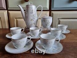 Noritake Set Vintage Japanese Porcelain Coffee Set Babette