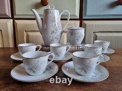 Noritake Set Vintage Japanese Porcelain Coffee Set Babette