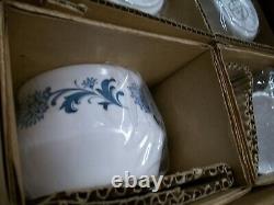 Noritake Stephanie # 9027 17-Piece Coffee Set withPercolator NOS! NRFB