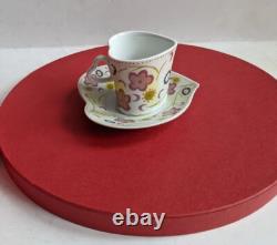Old Vintage Fine Bone China Tea/Coffee Set 12pcs 6 Cups and 6 Saucers with box