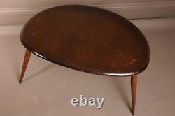 One Ercol Pebble Nest Table from a set of tables, Vintage Coffee table 44 x 65cm